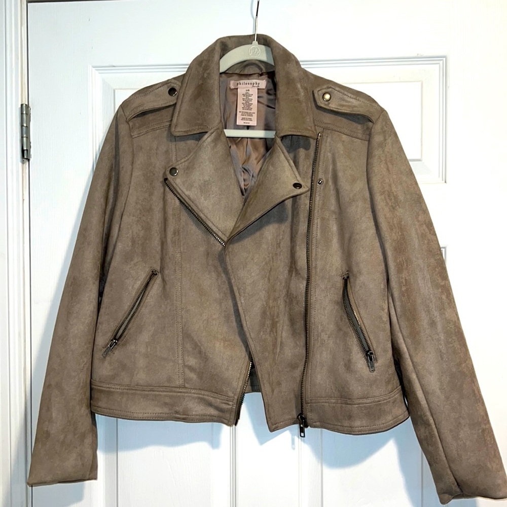 Philosophy Faux Leather Jacket